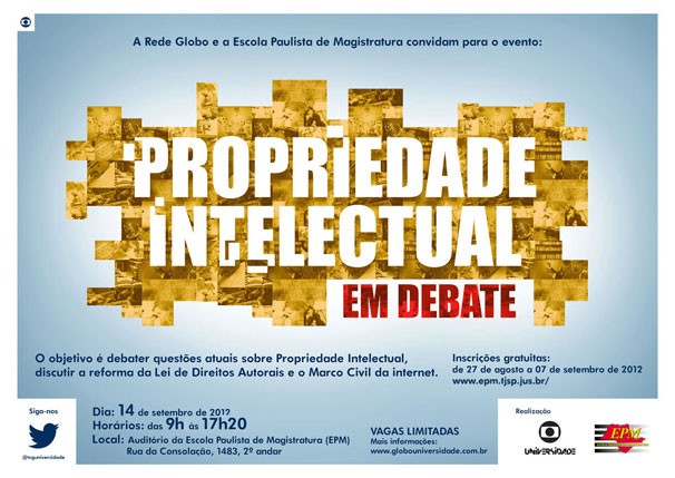 Seminário Propriedade Intelectual em Debate (Foto: Divulgação)