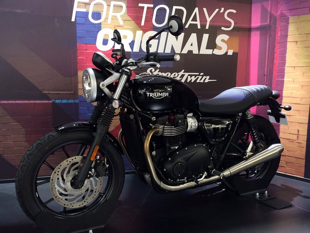 Triumph Street Twin (Foto: Rafael Miotto/G1)