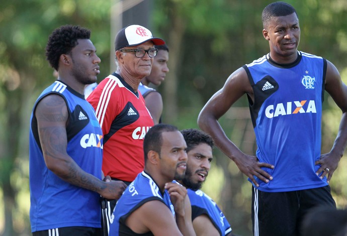 Jayme de Almeida, Alecsandro treino Flamengo (Foto: Marcio Mercante / Agência Estado)