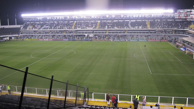 Vila Belmiro, Santos x Corinthians (Foto: Lincoln Chaves)