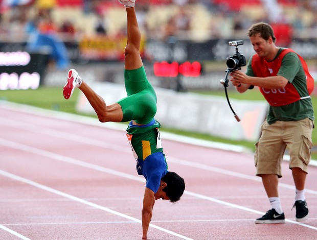 Yohansson Nascimento comemoração atletismo paralímpico (Foto: Getty Images)