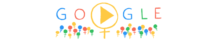 Doodle do Google celebra Dia Internacional da Mulher com símbolo feminino (Foto: Reprodução/Google) Doodle do Google celebra Dia Internacional da Mulher com símbolo feminino (Foto: Reprodução/Google)