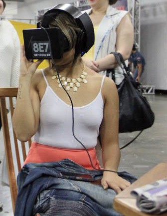 O Oculus Rift teve excelente aceitação brasileira no YouPix (Foto: Renato Bazan/TechTudo)