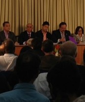 Candidatos defendem maior aporte à cultura (Henrique Mendes / G1)