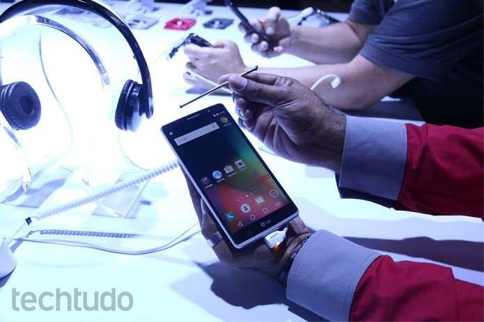 LG G4 Stylus (Foto: Nicolly Vimercate/TechTudo) LG G4 Stylus (Foto: Nicolly Vimercate/TechTudo)