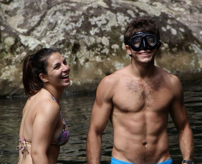 barbara timo e marcelo contini namorados judo (Foto: reprodução/Facebook)