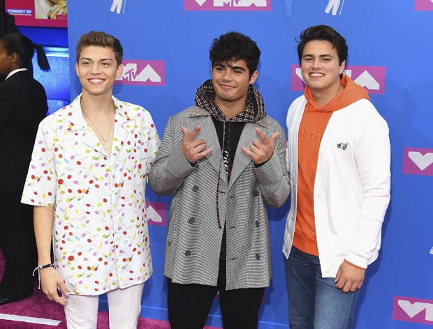 Ricky Garcia, Emery Kelly e Liam Attridge (Foto: Getty Images) Ricky Garcia, Emery Kelly e Liam Attridge (Foto: Getty Images)