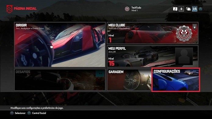 Driveclub: Aprenda como usar o controle como volante (Foto: Reprodução/ Emanuel Schimidt)