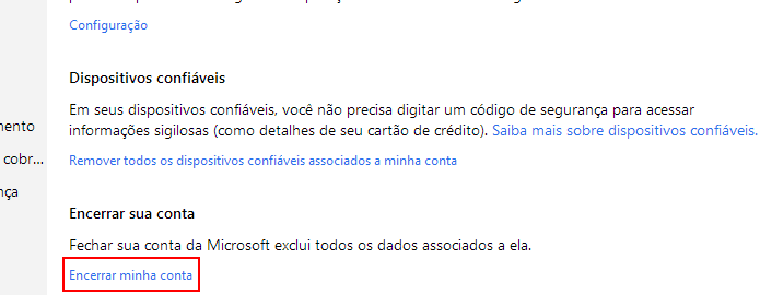 Encerrando conta Microsoft (Foto: Reprodução/Helito Bijora)
