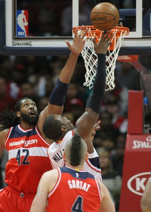 Atlanta Hawks x Washington Wizards Nenê NBA (Foto: Reuters)