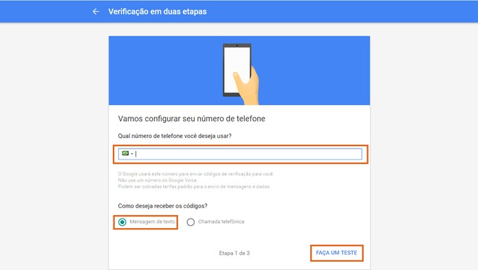 Adicione o número de celular e confirme para ativar o recurso de segurança (Foto: Reprodução/Barbara Mannara) (Foto: Adicione o número de celular e confirme para ativar o recurso de segurança (Foto: Reprodução/Barbara Mannara)) Adicione o número de celular e confirme para ativar o recurso de segurança (Foto: Reprodução/Barbara Mannara) (Foto: Adicione o número de celular e confirme para ativar o recurso de segurança (Foto: Reprodução/Barbara Mannara))