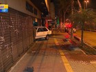 Carro invade shopping e destrói parte de ótica na Zona Norte de Porto Alegre