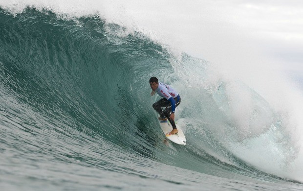 Adriano de Souza, o Mineirinho, no WQS de Ballito (Foto: Kelly Cestari / Mr Price) Adriano de Souza, o Mineirinho, no WQS de Ballito (Foto: Kelly Cestari / Mr Price)