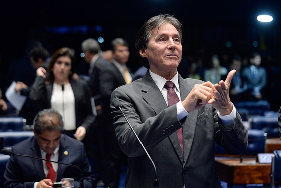 O senador Eunício Oliveira (PMDB-CE) (Foto: Jefferson Rudy/Agência Senado)