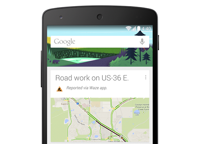 Update do Google Now leva alertas de acidentes e bloqueios nos trajetos (Foto: Divulgação/Google)