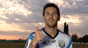 Messi treino Argentina (Foto: Divulgação)