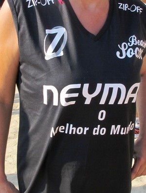Camisa homenagem Neymar Chulapa (Foto: Lincoln Chaves / Globoesporte.com)
