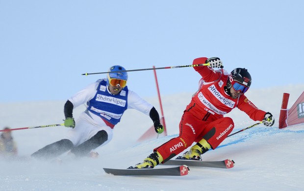 Armin Niederer Copa do Mundo de Val Thorens esqui estilo livre (Foto: AFP)