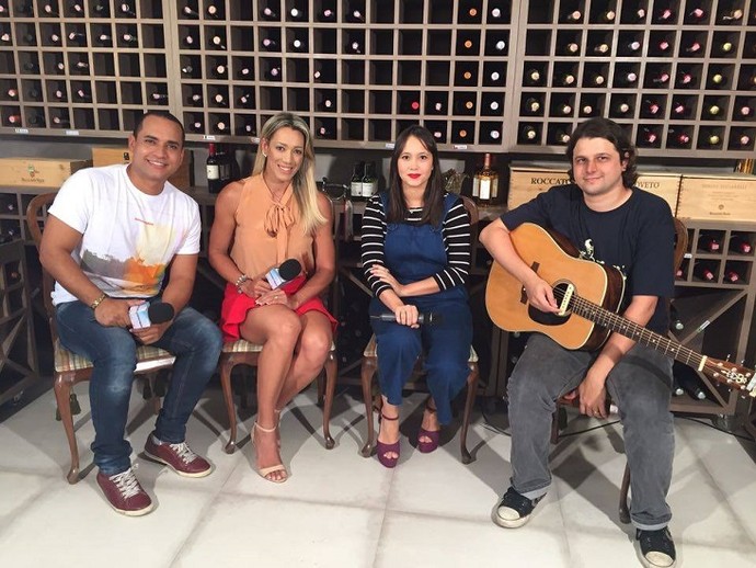 palena Montalier é a convidada do Levando um Som (Foto: TV Sergipe)
