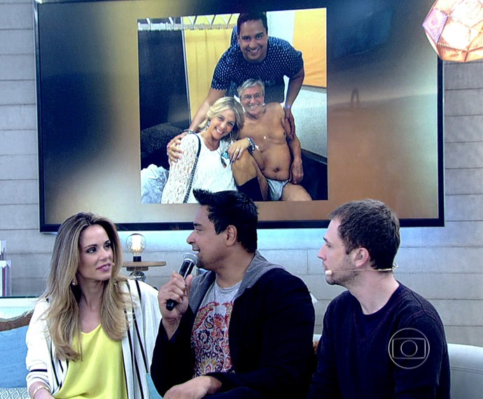 Xanddy explica repercussão de foto ao lado de Caetano (Foto: TV Globo)