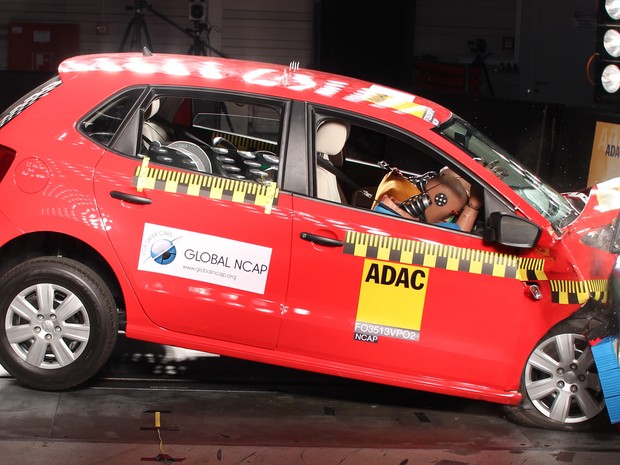 Volkswagen Polo indiano sem airbag foi reprovado pelo Global NCap (Foto: Divulgação)
