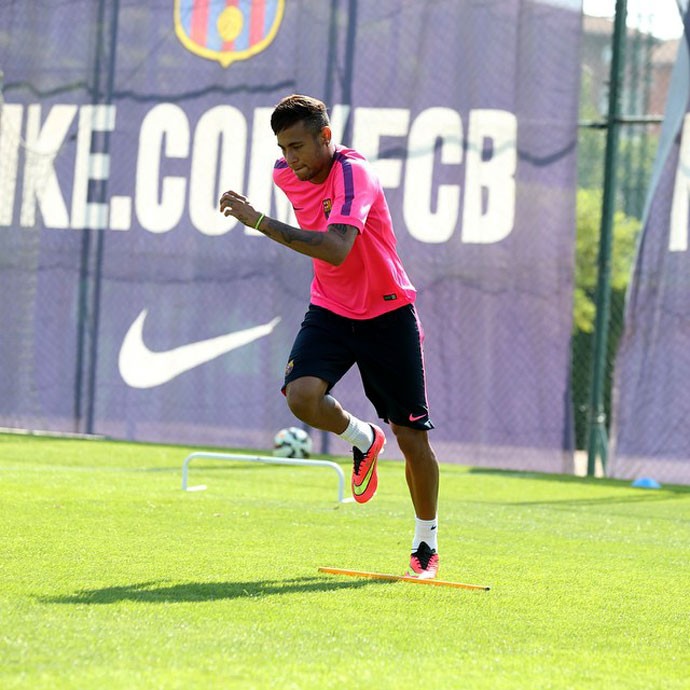 Neymar barcelona treino (Foto: Reprodução / Instagram)