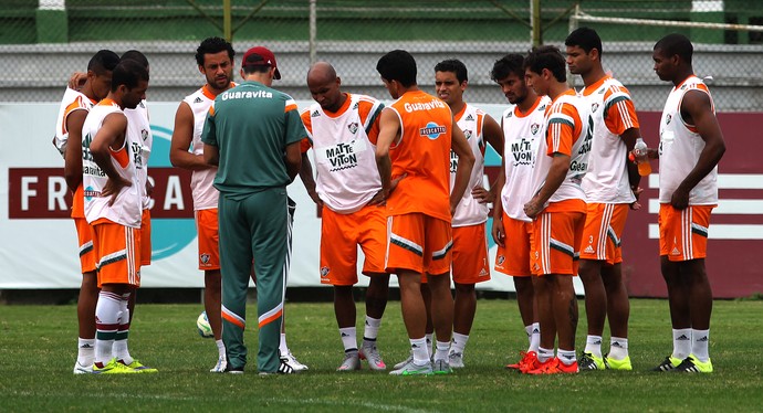 Eduardo Baptista com grupo treino Fluminense (Foto: Nelson Perez / Fluminense F.C.)
