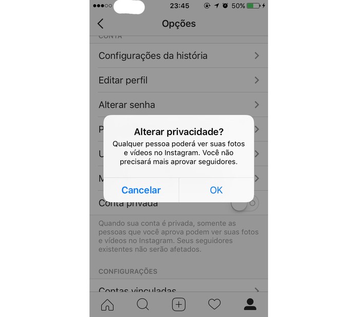 Como remover seguidores da sua conta no Instagram (Foto: Reprodução/Felipe Vinha)