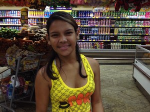 Jovem Ione Chagas (Foto: Phillippe Gomes)