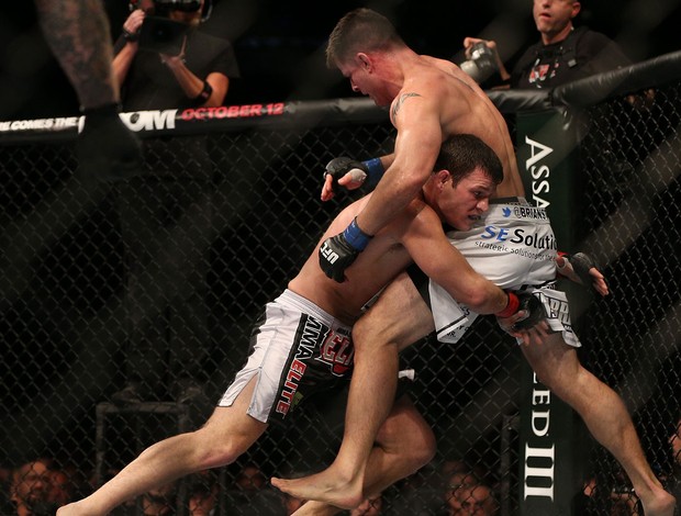 Michael Bisping x Brian Stann mma ufc (Foto: Getty Images)