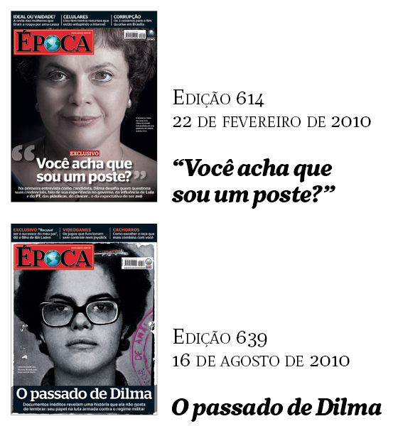 Capas Época - Dilma (Foto: Época) Capas Época - Dilma (Foto: Época)