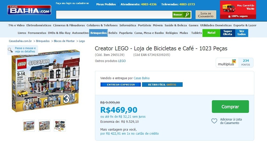 Casas das Compras - Reclame Aqui