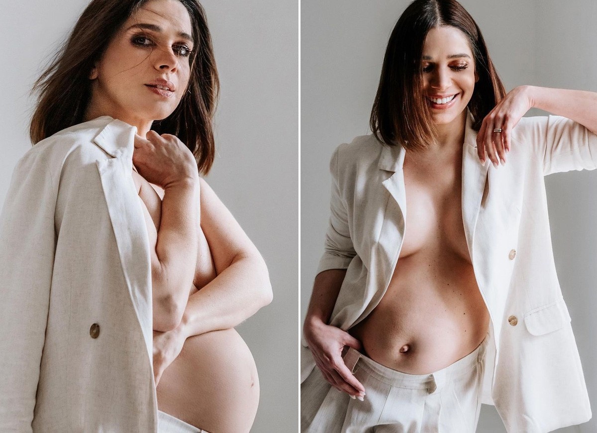 Sabrina Petraglia está grávida do terceiro filho (Foto: Babuska Fotografia/Divulgação) Sabrina Petraglia está grávida do terceiro filho (Foto: Babuska Fotografia/Divulgação)