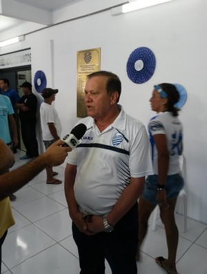 Rafael Tenório, presidente do CSA (Foto: Augusto Oliveira / GloboEsporte.com)