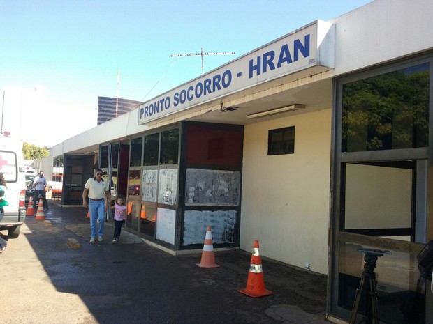 Fachada do Hospital Regional da Asa Norte (Foto: Fernando Caixeta/G1)