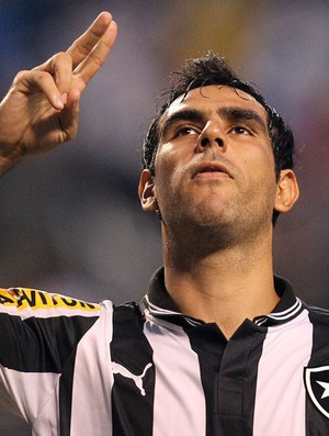 Herrera gol Botafogo (Foto: Satiro Sodré / AGIF)