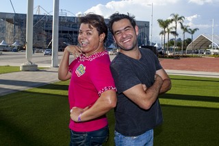 David Brazil e Thierry Figueira (Foto: Anderson Barros / EGO)