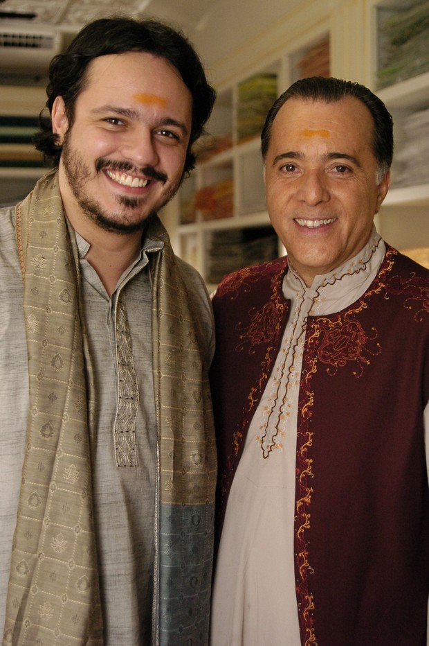 Em 2009, fios mais curtos em Caminho das índias (Foto: TV Globo / Thiago Prado Neris)