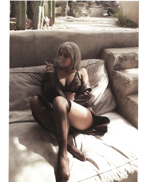 Kylie Jenner em ensaio de lingerie (Foto: Reprodução/Instagram)
