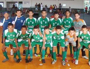 Time sub-15 do Afasca que disputou Campeonato Maranhense de futsal 2012 (Foto: Fefusma/Divulgação)