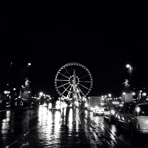 Foto tirada por Alinne Moraes em Paris (Foto: Instagram/Reprodução)