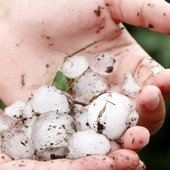 Granizo causou danos em 19 cidades (Prefeitura de Lages/Divulgação)