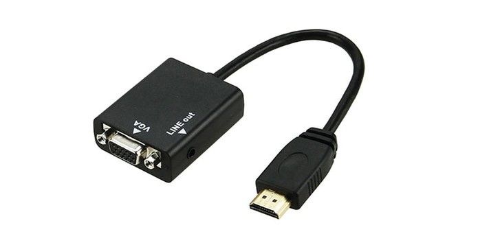 Adaptador converte conector VGA para HDMI (Foto: Divulgação/Empire)