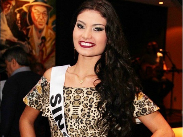 Miss Sinop Vitria Maroco, 18 anos,1,82m de altura e 65 kg (Foto: Divulgao)
