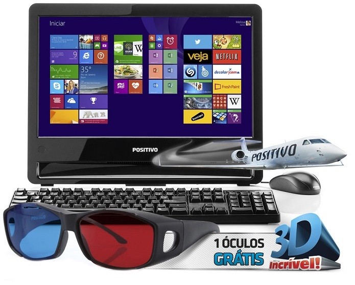 Positivo tem All In One por menos de R$ 1000 (Foto: Divulgação)