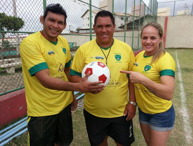 Felipão (ao centro) é o técnico do projeto Joga Bonito (Foto: Richard Pinheiro/Globoesporte.com)