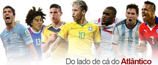 Américas avançam na Copa com 7 países (Editoria de Arte/G1)