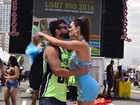 Laura Keller e o marido, Jorge Sousa, agitam Parada Gay no Rio