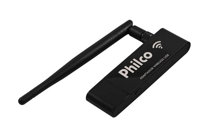 Adaptador wireless USB com antena externa (Foto: Divulgação/Philco) 