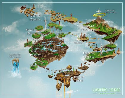 O mapa do game (Foto: Narsvera)